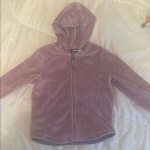 The North Face Purple Fleece Zip-Up Hoodie